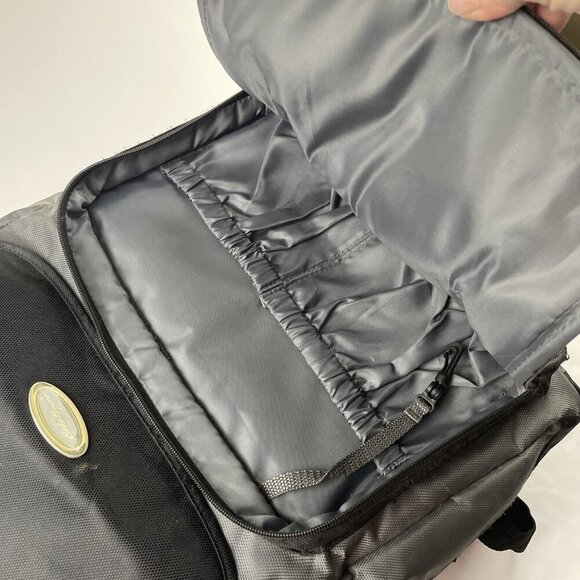 Eddie Bauer First Adventure Cascade Diaper Bag Backpack Gray Insulated Pockets - Picture 8 of 13